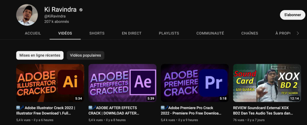 Ce streamer indonésien a probablement été piraté. // Source : Numerama Ce streamer indonésien a probablement été piraté. // Source : Numerama