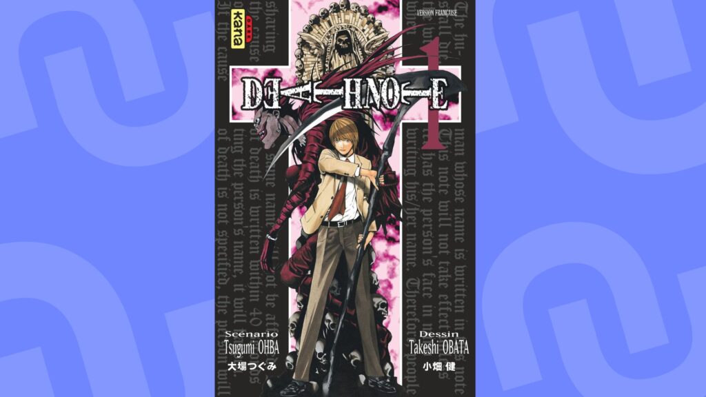 Couverture du premier tome de Death Note Couverture du premier tome de Death Note