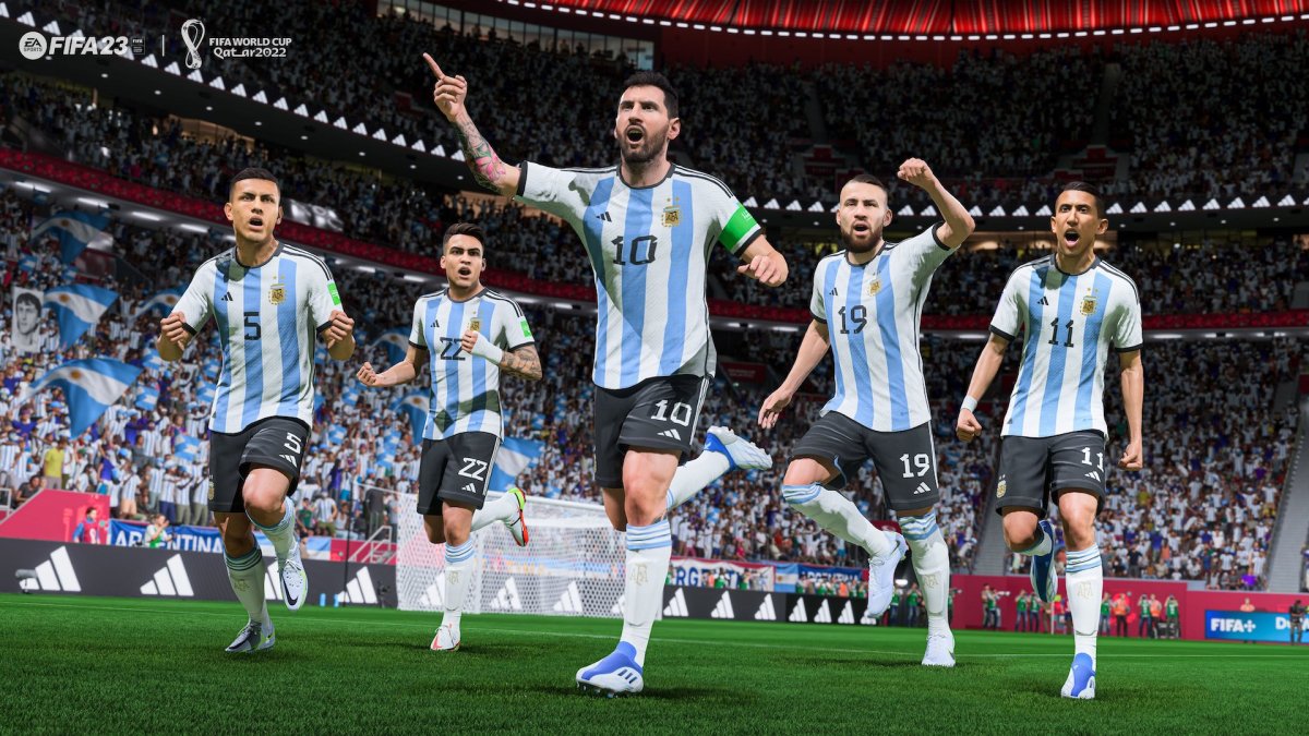 L'Argentine remporte la Coupe du monde selon FIFA // Source : Twitter B/R Football L'Argentine remporte la Coupe du monde selon FIFA // Source : Twitter B/R Football