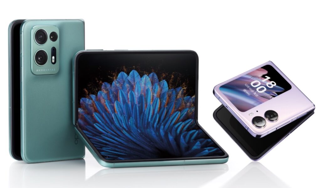 Le Find N2, à gauche, ne sera pas lancé en France. // Source : Oppo Le Find N2, à gauche, ne sera pas lancé en France. // Source : Oppo