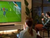 Du football sur une télé LG. // Source : LG Du football sur une télé LG. // Source : LG