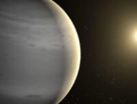 Image d'artiste d'une planète géante. // Source : Nasa/JPL-Caltech