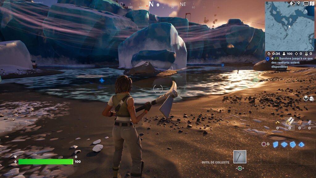 Fortnite sous Unreal Engine 5.1 // Source : Capture PS5 Fortnite sous Unreal Engine 5.1 // Source : Capture PS5