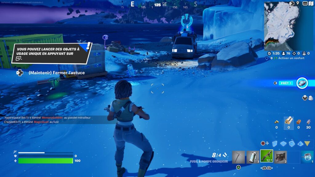Fortnite sous Unreal Engine 5.1 // Source : Capture PS5 Fortnite sous Unreal Engine 5.1 // Source : Capture PS5