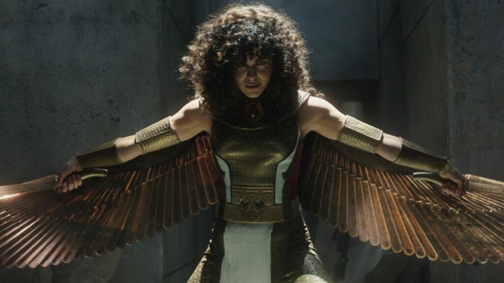 May Calamawy en Scarlet Scarab. // Source : Disney+ May Calamawy en Scarlet Scarab. // Source : Disney+