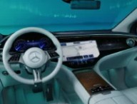 Habitacle de la Mercedes EQE SUV // Source : Mercedes Habitacle de la Mercedes EQE SUV // Source : Mercedes