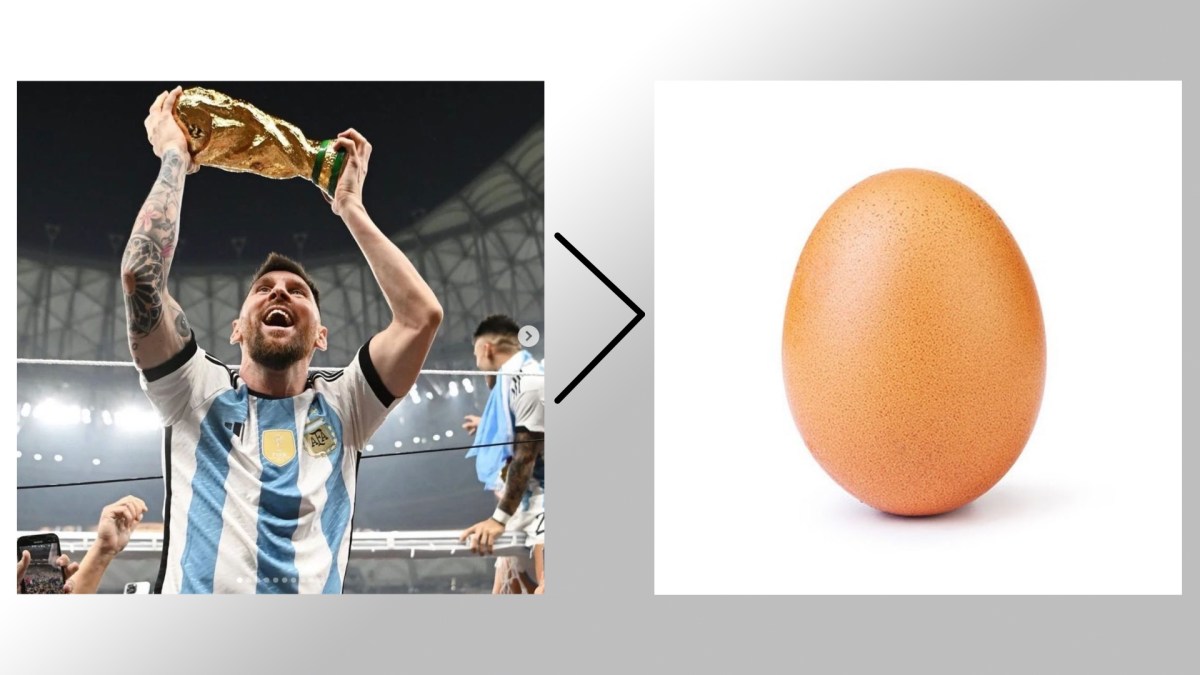 Les deux photos les plus likées d'Instagram. // Source : Montage Numerama Les deux photos les plus likées d'Instagram. // Source : Montage Numerama