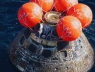 La capsule Orion. // Source : Flickr/CC/Nasa Johnson (photo recadrée) La capsule Orion. // Source : Flickr/CC/Nasa Johnson (photo recadrée)