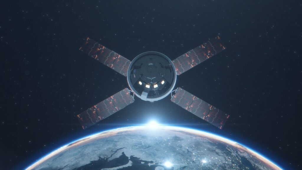 Orion retournant vers la Terre. // Source : Flickr/CC/NASA/Liam Yanulis (photo recadrée) Orion retournant vers la Terre. // Source : Flickr/CC/NASA/Liam Yanulis (photo recadrée)