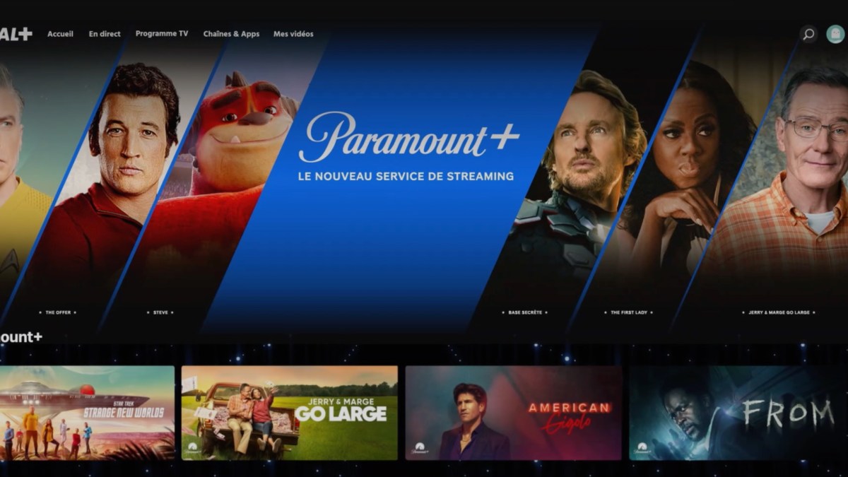 Paramount+ dans myCANAL. // Source : Canal+ Paramount+ dans myCANAL. // Source : Canal+