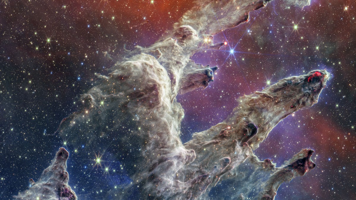 Les piliers de la création. // Source : NASA, ESA, CSA, STScI Les piliers de la création. // Source : NASA, ESA, CSA, STScI