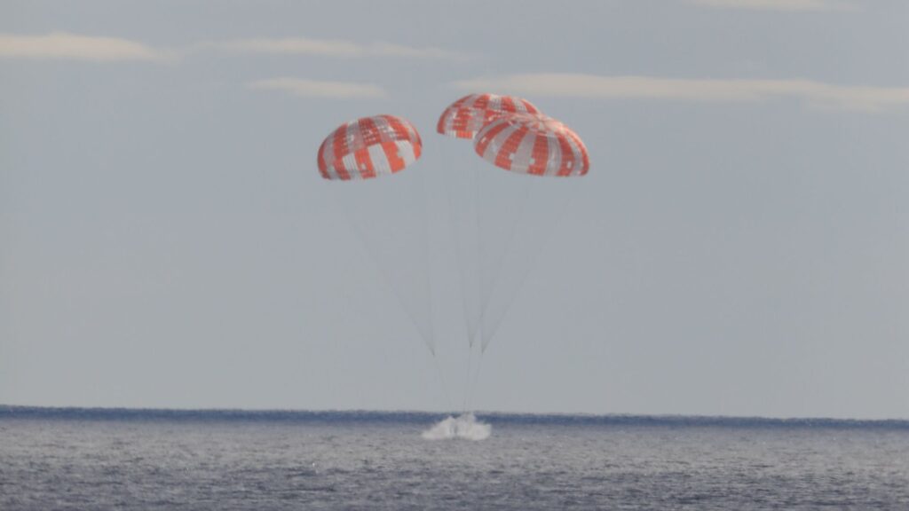 Le retour d'Artémis. // Source : Flickr/CC/Nasa Johnson (photo recadrée) Le retour d'Artémis. // Source : Flickr/CC/Nasa Johnson (photo recadrée)