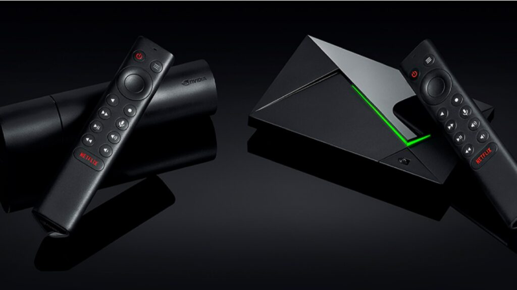 La Nvidia Shield TV 2019,version tube et version Pro // Source : Nvidia La Nvidia Shield TV 2019,version tube et version Pro // Source : Nvidia