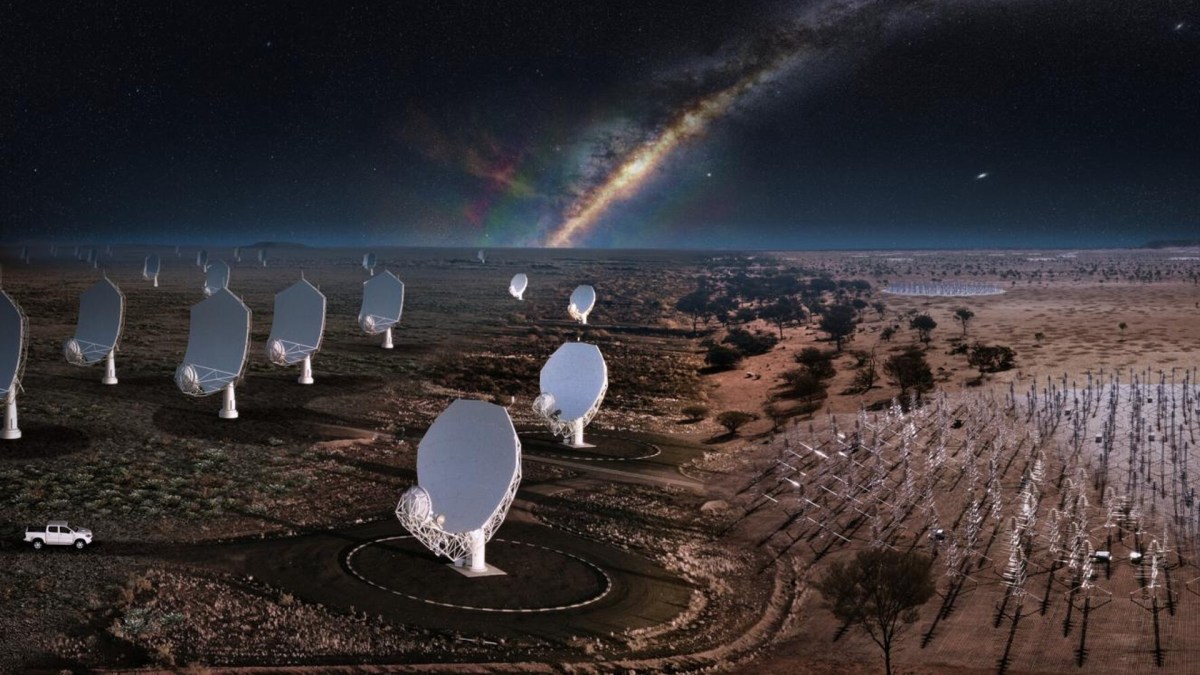 L'observatoire SKA. // Source : Observatoire SKA L'observatoire SKA. // Source : Observatoire SKA