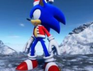 Sonic en mode Père Noël // Source : Sega Sonic en mode Père Noël // Source : Sega