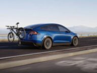 Tesla Model X vue de profil // Source : Tesla Tesla Model X vue de profil // Source : Tesla