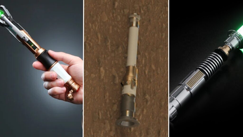 Oui, le tube de Perseverance ressemble à un tournevis sonique ou à un sabre laser, mais ce n'est qu'apparence ! Oui, le tube de Perseverance ressemble à un tournevis sonique ou à un sabre laser, mais ce n'est qu'apparence !