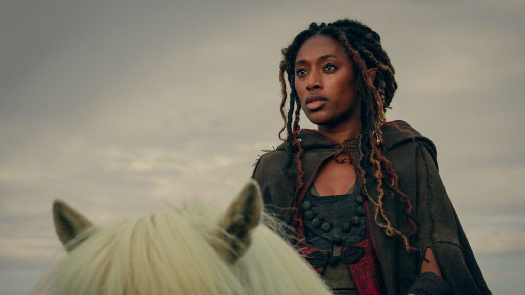 Eile (ou l'Alouette) dans Blood Origin // Source : Netflix Eile (ou l'Alouette) dans Blood Origin // Source : Netflix