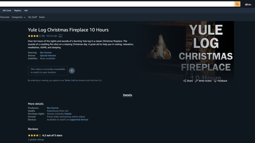 Yuge Log Christmas Fireplace Yuge Log Christmas Fireplace