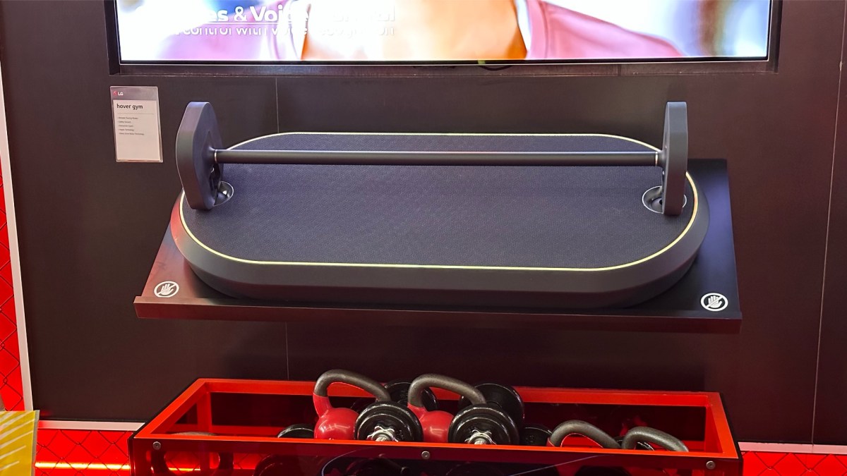 LG Labs Hover Gym. // Source : Numerama LG Labs Hover Gym. // Source : Numerama