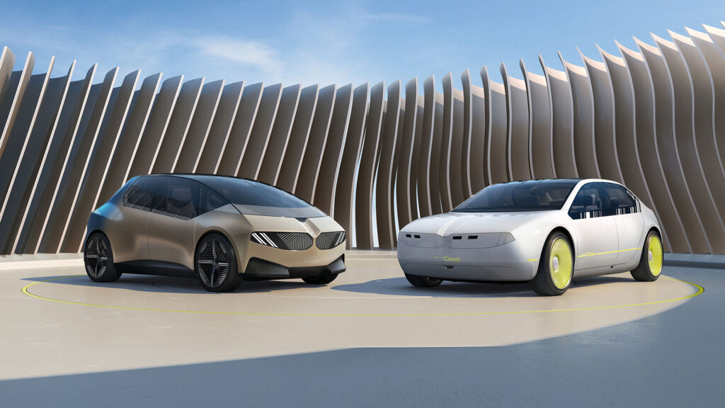 BMW i Vision Circular et i Vision Dee // Source : BMW BMW i Vision Circular et i Vision Dee // Source : BMW