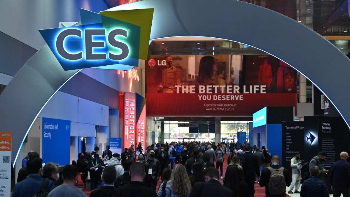 Une photo du CES 2022. // Source : Consumer Technology Association Une photo du CES 2022. // Source : Consumer Technology Association
