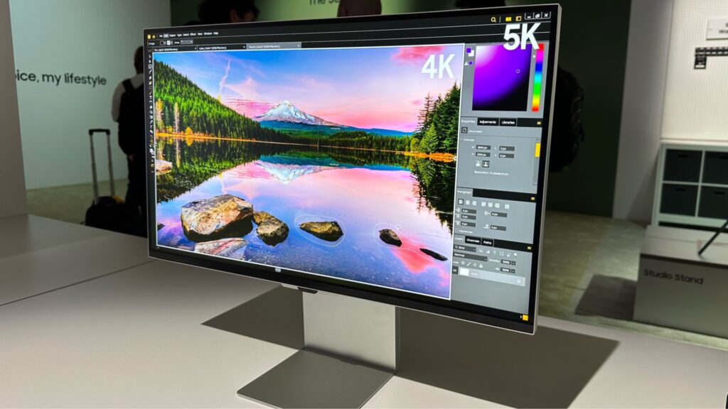 Le Samsung ViewFinity S9 se destine aux professionnels. // Source : Numerama Le Samsung ViewFinity S9 se destine aux professionnels. // Source : Numerama