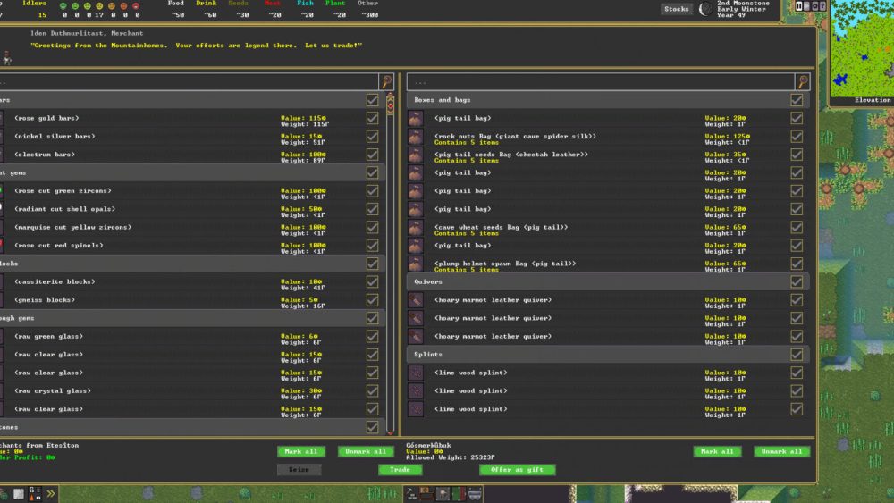 Dwarf Fortress // source : capture officielle Dwarf Fortress // source : capture officielle