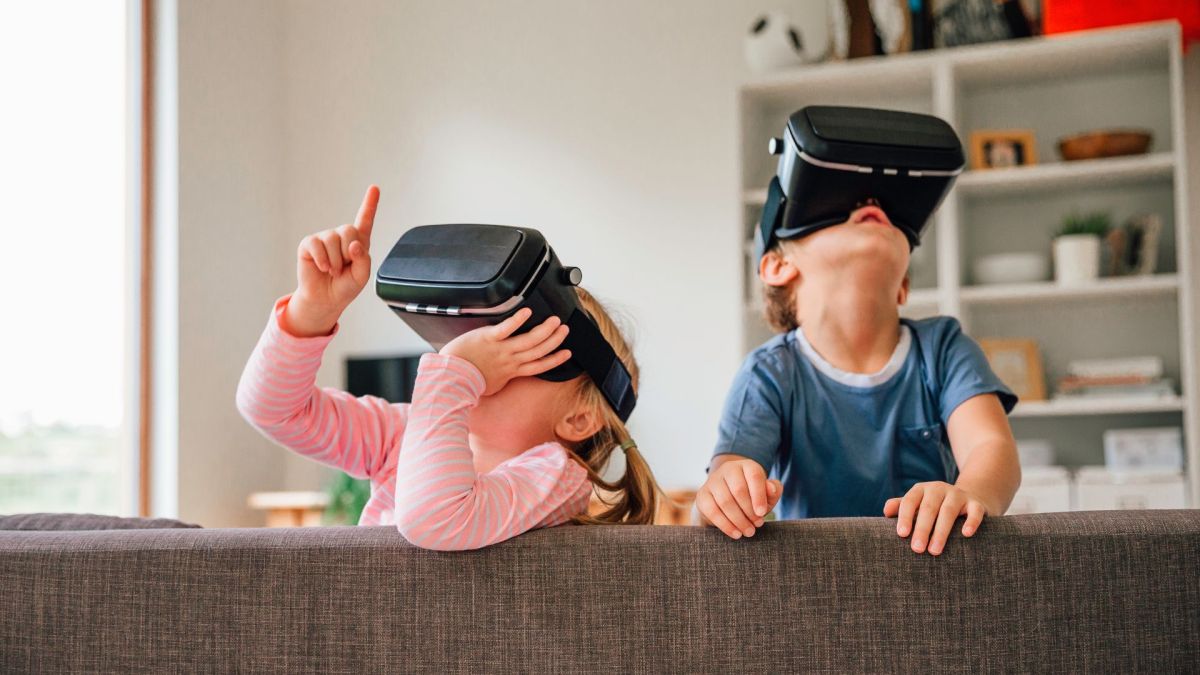 Des casques de VR. // Source : Canva Des casques de VR. // Source : Canva