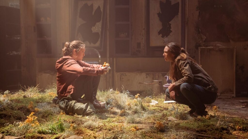 Ellie (Bella Ramsey) et Tess (Anna Torv). // Source : HBO Ellie (Bella Ramsey) et Tess (Anna Torv). // Source : HBO