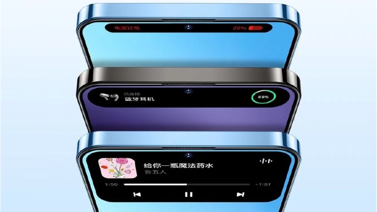 La Dynamic Island de LeEco. // Source : LeEco La Dynamic Island de LeEco. // Source : LeEco
