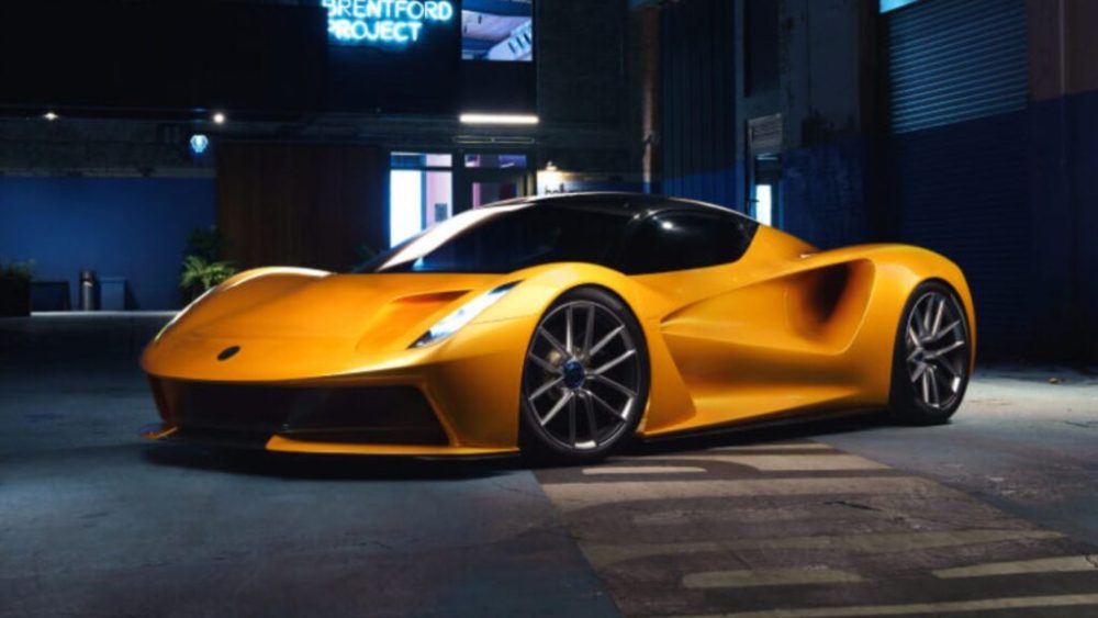 Lotus Evija de profil // Source : Capture d'écran Lotus Evija de profil // Source : Capture d'écran