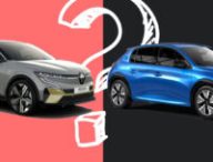 Renault Megane ou Peugeot e-208 // Source : Raphaelle Baut