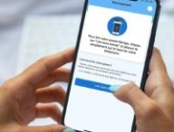 App IDF Mobilités pour recharger le pass navigo // Source : Capture d'écran / mockup Canva