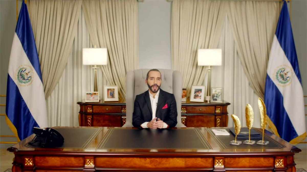 Nayib Bukele, le président du Salvador // Source : YouTube / Nations Unies Nayib Bukele, le président du Salvador // Source : YouTube / Nations Unies