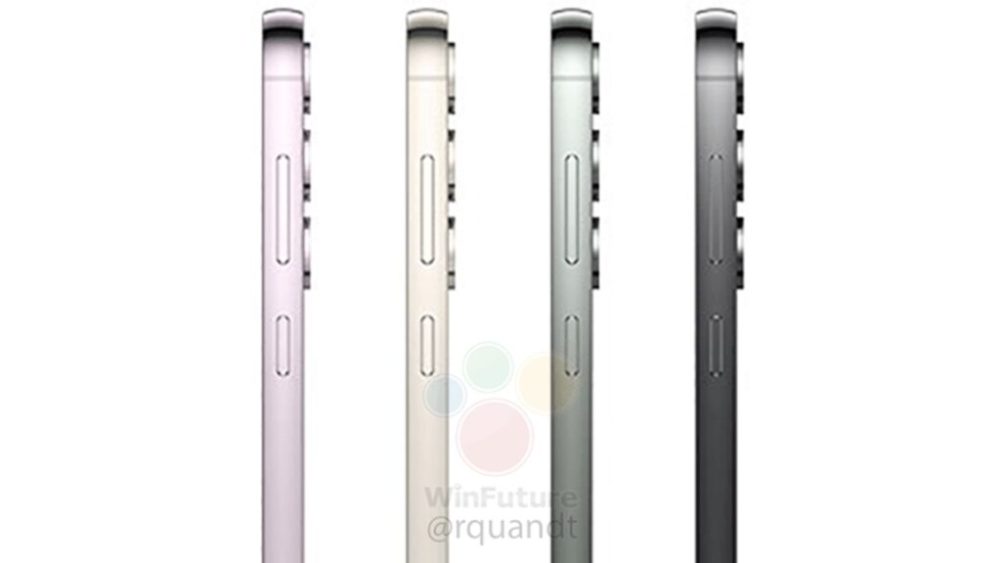 Les coloris supposés des Galaxy S23 et S23+. // Source : WinFuture Les coloris supposés des Galaxy S23 et S23+. // Source : WinFuture