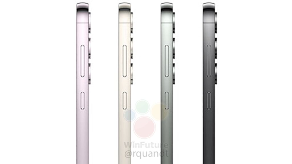 Les coloris supposés des Galaxy S23 et S23+. // Source : WinFuture Les coloris supposés des Galaxy S23 et S23+. // Source : WinFuture