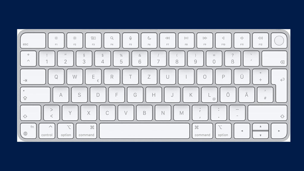 Le Magic Keyboard possède le Touch ID // Source : Apple Le Magic Keyboard possède le Touch ID // Source : Apple
