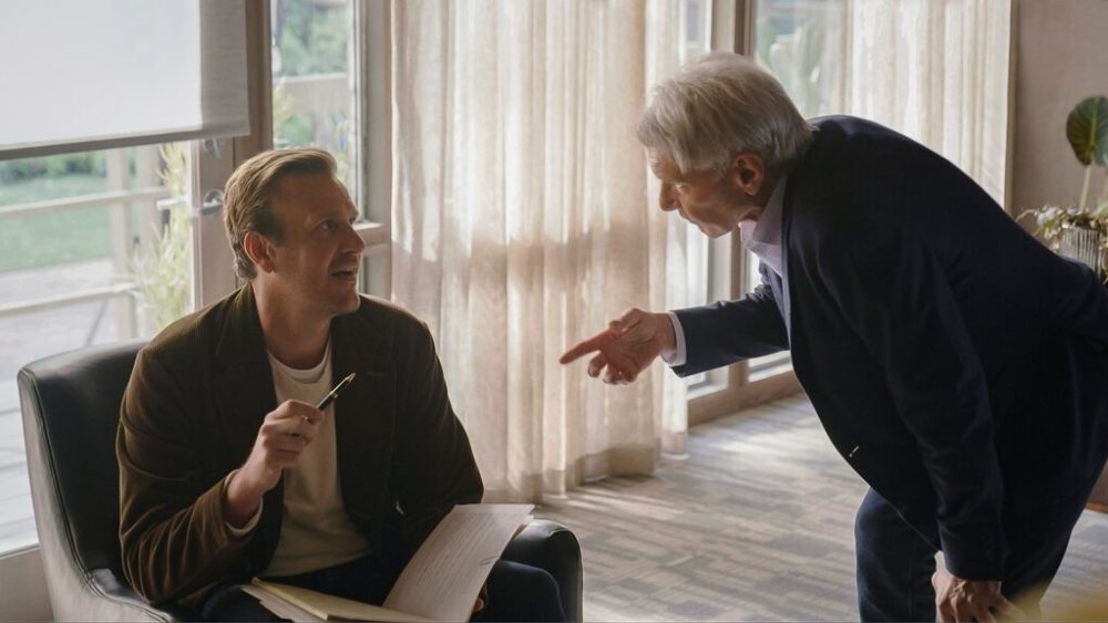 Harrison Ford et Jason Segel dans Shrinking // Source : Apple TV+ Harrison Ford et Jason Segel dans Shrinking // Source : Apple TV+