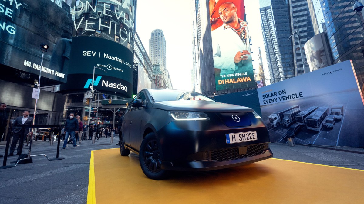 Sono Motors Sion à New York // Source : Sono Motors Sono Motors Sion à New York // Source : Sono Motors