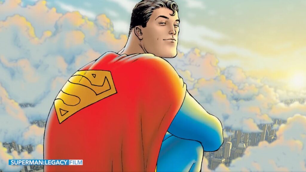 Capture d'écran de l'annonce de Superman Legacy Capture d'écran de l'annonce de Superman Legacy