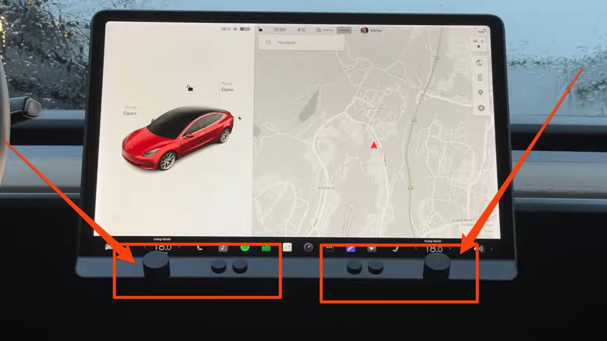CTRL-bar développé pour les Model 3 et Y de Tesla // Source : Capture video Greenmission CTRL-bar développé pour les Model 3 et Y de Tesla // Source : Capture video Greenmission