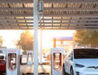 Tesla en supercharge // Source : Tesla