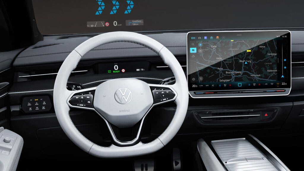 Intérieur VW ID.7 // Source : Volkswagen Intérieur VW ID.7 // Source : Volkswagen