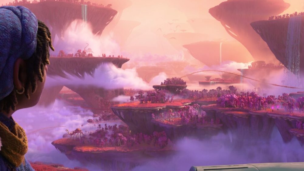 Les magnifiques paysages d'Avalonia, l'étrange voyage // Source : Disney+ Les magnifiques paysages d'Avalonia, l'étrange voyage // Source : Disney+