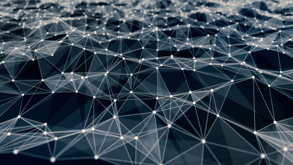 Les blockchains fonctionnent de façon décentralisée // Source : Canva Les blockchains fonctionnent de façon décentralisée // Source : Canva