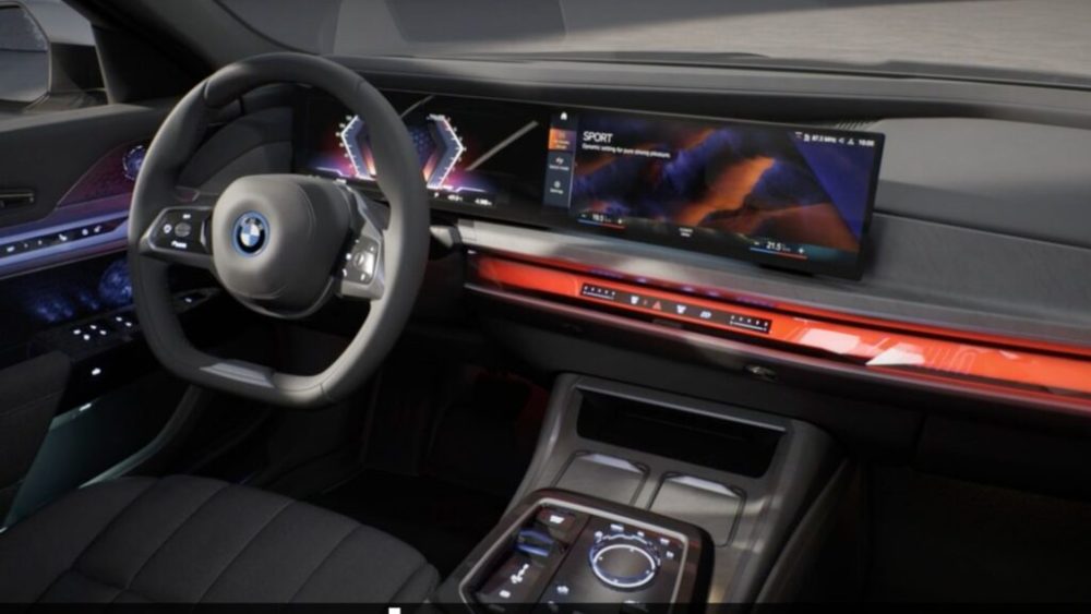 L'intérieur de la BMW i7. // Source : BMW L'intérieur de la BMW i7. // Source : BMW