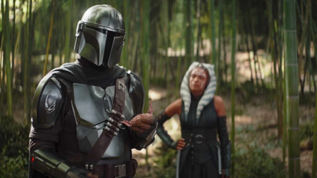 Din Djarin et Ashoka Tano dans Le Livre de Boba Fett // Source : Disney+ Din Djarin et Ashoka Tano dans Le Livre de Boba Fett // Source : Disney+