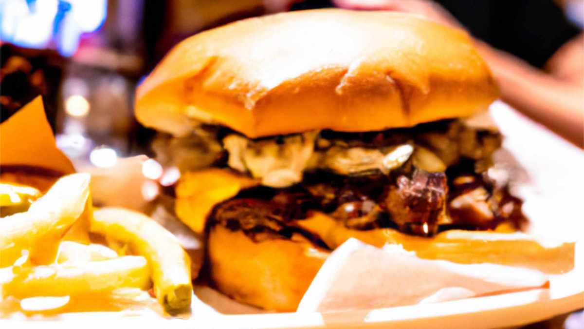 Un burger appétissant ? Et non : c'est un image créée par intelligence artificielle // Source : Lunchbox Un burger appétissant ? Et non : c'est un image créée par intelligence artificielle // Source : Lunchbox