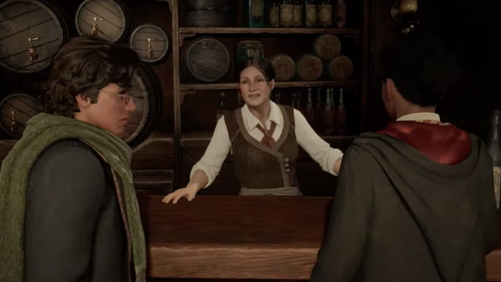 Sirona Ryan dans Hogwarts Legacy // Source : Capture YouTube/ Weiss Network TV Sirona Ryan dans Hogwarts Legacy // Source : Capture YouTube/ Weiss Network TV